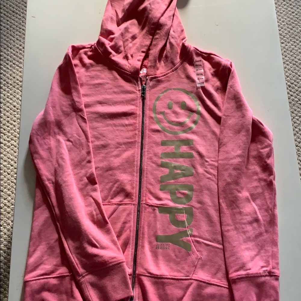 Lightweight Justice Zip-up sweatshirt